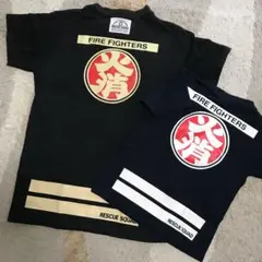RESCUE SQUAD 火消しTシャツ 親子ペアセット