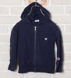 Champion(チャンピオン)キッズネイビー フルジップパーカー110cm