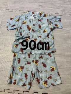 【未使用に近い】おさるのジョージ 甚平 90㎝