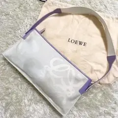 希少✨LOEWE ミニバッグ アクセサリーポーチアナグラム スペイン製 袋付き
