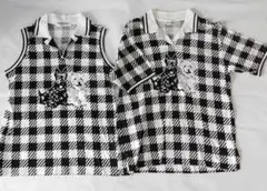 Black & White sportswear ポロシャツ 2セット現状品