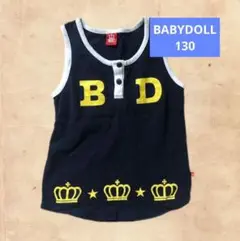 BABYDOLL　タンクトップ　130 ネイビー