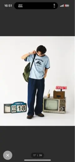 Adoon plain マウンテン リンガーT