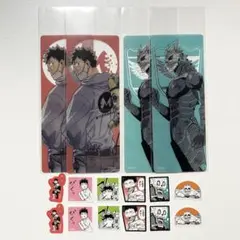 怪獣8号 8号展 特典グッズ クリアしおりセット フレークシール 日比野カフカ