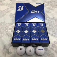 ブリヂストン ゴルフボールSOFT 新品未使用 1ダース 12入り ホワイト