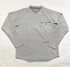 and wander thermotron v neck T アンドワンダー