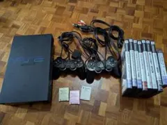 PlayStation 2 本体 メモリーカード+ソフト付き