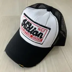 新品未使用　メッシュ キャップ ブラック アメカジ ダメージ 黒 ヴィンテージ