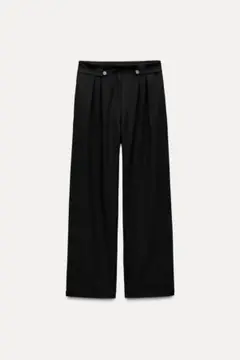 ZARA ボタン付きダーツパンツSサイズ