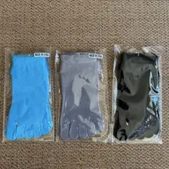 ✨新品✨5本指ソックス 3足セット滑り止め付き 靴下　スポーツ　ランニング　陸上