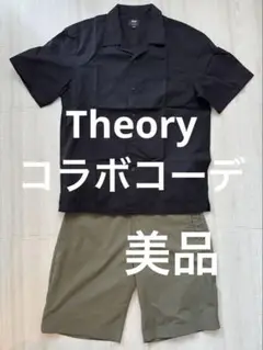最終【コーデ】theory 感動シリーズコーデ　オープンカラーシャツ&ショーツ