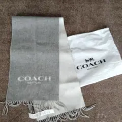 コーチ COACH マフラー グレー