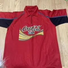 コカコーラ　C2 ポロシャツ レッド 非売品