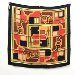 【未使用保管品】5B351/エルメス/カレ60/スカーフ/クーペ/絹100%