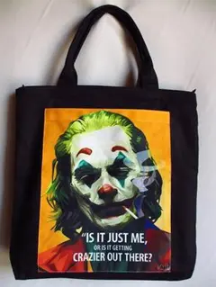 【新品 No 103B】ポップアートトートバッグ JOKER アーサー フレック