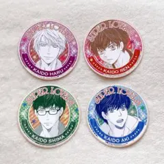 SUPER LOVERS あべ美幸 特典コースター 晴 零 亜樹 蒔麻