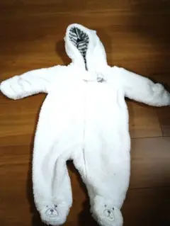 carter's フリースロンパース 3ヶ月用 ホワイト
