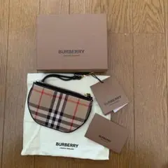 BURBERRY ベージュ チェック Olympia コイン ケース