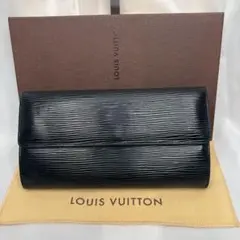 LOUIS VUITTON ルイヴィトン エピ サラ 長財布 黒 ブラック