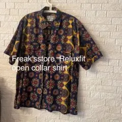 Freak'sstore Reluxfit open collar shirt✳︎
