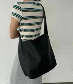 TOPKAPI EFOLE ワイドベルトショルダーバッグ　ブラック