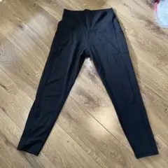 ブラックハイウエストヨガパンツ M