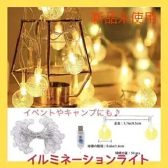 ⭐️新品未使用⭐️イルミネーションライト ライト 50個 装飾