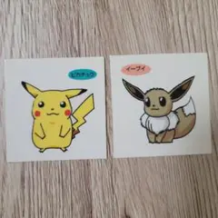ポケモンパン 第1弾 ピカチュウ イーブイ 2枚セット