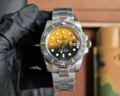 ROLEX Submariner 自動巻き 腕時計 オレンジ/ブラック