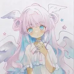 手描きイラスト.天使っ娘.オリジナル