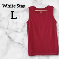 お値下げ可⭐️ White Stag 【L】 ノースリーブトップス 濃いピンク