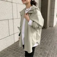 stunning lure フェイクレザーブルゾン