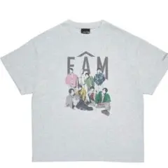 すぐ発送します！timelesz FAM Tシャツ　ダークグレー 値下げ】タイムレス timelesz Tシャツ FAM チャコールグレー