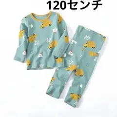 新品120センチ　トラックプリント コットンパジャマセット　上下セット