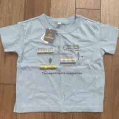 【新品未使用】タグ付き 電車Tシャツ ベビー 綿100% 95センチ