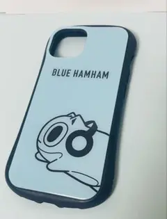 【スマホケース】iPhone14専用 BLUE HAMHAM