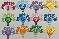 気球12ヶ月セット ダイカットクラフトパンチ