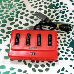 HORI製 マルチタップ for スーパーファミコン（赤）　SFC