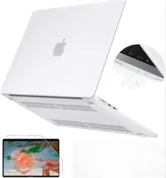 Teryeefi MacBook Air 13.6インチ ケース つや消し透明