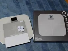 GARMIN Index S2 Smart Scale 体重計　中古 Amazon | Index Smart Scale | Garmin | 体重・体脂肪・体組成計