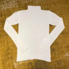 ISSEY MIYAKE イッセイミヤケ 横 プリーツ ハイネックカットソー L