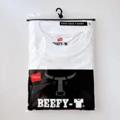 【新品未使用】Hanes ヘインズ BEEFY Sサイズ ホワイト 半袖Tシャツ