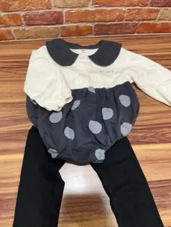 女の子　80サイズ　ロンパースとレギンスセット