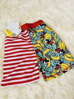 Disney バナナ柄 水着 100cm UPF 50+