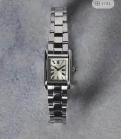 【美品】UNITED ARROWSスクエアメタル腕時計 シルバー UNITED ARROWS UAB スクエア メタル 腕時計 - ファッション通販