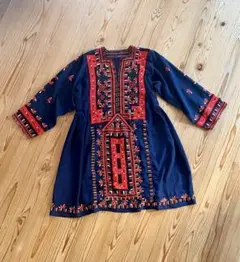 vintage baluchistan dress (navy)