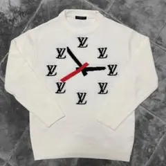 Louis Vuitton ルイヴィトン クロックインタルシアプルオーバーニット