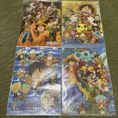 ONE PIECE ワンピース クリアファイル 4枚セット