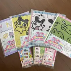 【匿名配送】たまごっち 一番くじ ハンドタオル　ステーショナリー　7点セット