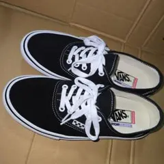 VANS SKATE AUTHENTIC BLACK/WHITE 27.5cm